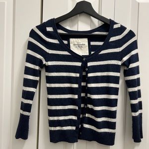 Abercrombie Striped Cardigan